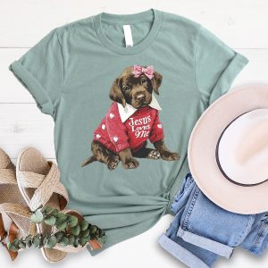 Jesus Loves Me Puppy Tee